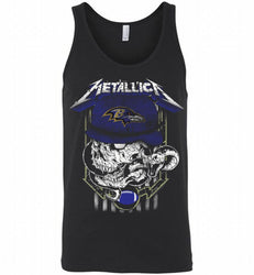 Metallica Skull Snake Baltimore Ravens Tank