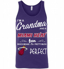 I'M A Grandma And A Miami Heat Fans Perfect Tank - zezetee