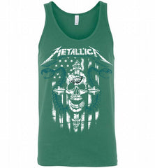 Metallica Snake Skull Philadelphia Eagles Logo Tank - zezetee
