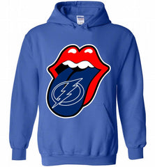 Tampa Bay Lightning  x The Rolling Stones Logo Hoodie - zezetee