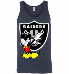 Disney Mickey Mouse Dabbing Oakland Raiders Tank - zezetee