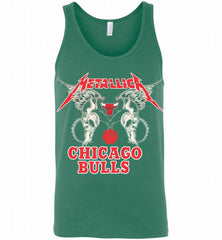 Metallica Chicago Bulls Logo Tank - zezetee