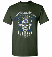 Metallica Snake Skull New York Rangers Logo Shirt - zezetee