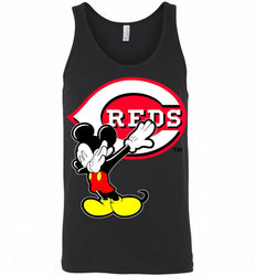 Disney Mickey Mouse Dabbing Cincinnati Reds Tank