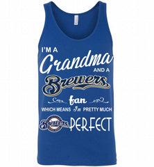 I'M A Grandma And A Milwaukee Brewers Fans Gift Tank - zezetee