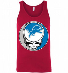 Detroit Lions Grateful Dead Logo Band Tank - zezetee