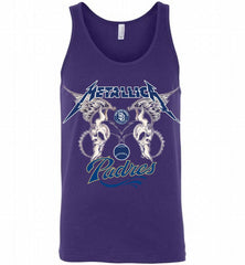 Metallica San Diego Padres Logo Tank - zezetee