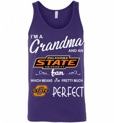 I'M A Grandma And A Oklahoma State Cowboys Fan Tank - zezetee