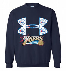 Under Armour Philadelphia 76ers Crewneck Sweatshirt - zezetee