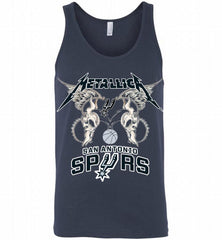 Metallica San Antonio Spurs Logo Tank - zezetee