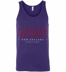 I JUST LIKE WINNING New England Patriots Tank - zezetee