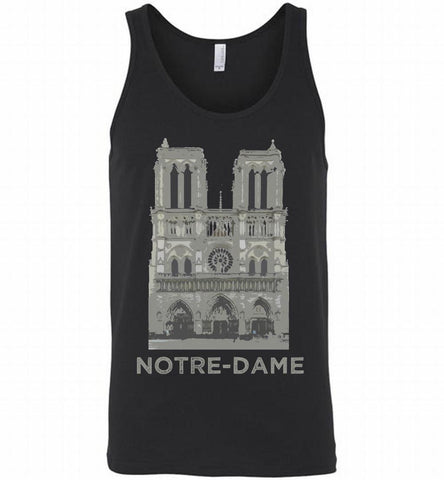 Notre-Dame France Cathedral Tank - zezetee