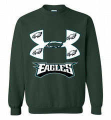 Under Armour Philadelphia Eagles Crewneck Sweatshirt - zezetee