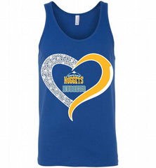 Denver Nuggets In Diamond Heart Tank - zezetee