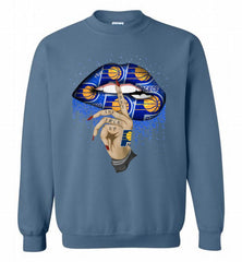 Indiana Pacers Lip Shut The Fuck Up Crewneck Sweatshirt - zezetee