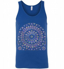 The Stained Glass Notre Dame Paris Tank - zezetee