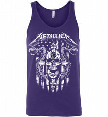 Metallica Snake Skull Brooklyn Nets Logo Tank - zezetee