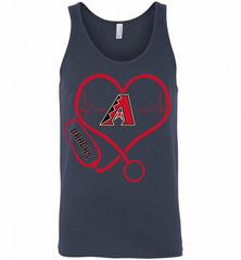 Nurse Heartbeat Arizona Diamondbacks Tank - zezetee