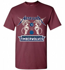 Metallica MinnesotaTimberwolves Logo Shirt - zezetee