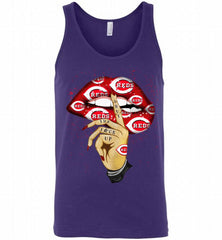 MLB Cincinnati Reds Lip Shut The Fuck Up Tank - zezetee
