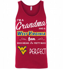 I'M A Grandma And A West Virginia Mountaineers Fan Tank - zezetee