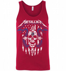 Metallica Snake Skull Dallas Mavericks Logo Tank - zezetee