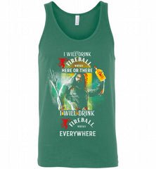 AQUAMAN I WILL DRINK FIREBALL HERE THERE I WILL DRINK FIREBALL EVERYWHERE Tank - zezetee