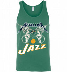 Metallica Utah Jazz Logo Tank - zezetee
