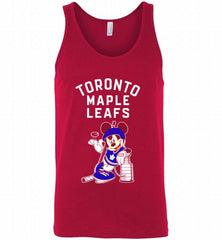 MICKEY TORONTO MAPLE LEAFS WITH THE STANLEY CUP HOCKEY NHL Tank - zezetee