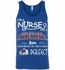 I'M A Nurse And A Colorado Avalanche Fans Gift Tank - zezetee