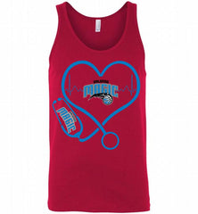 Nurse Heartbeat Love Orlando Magic Tank - zezetee
