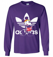 ADIDAS SWIMMING MICKEY MOUSE DISNEY SPORTS Gildan Long Shirt - zezetee