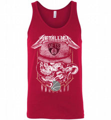 Metallica Skull Snake Brooklyn Nets Tank - zezetee
