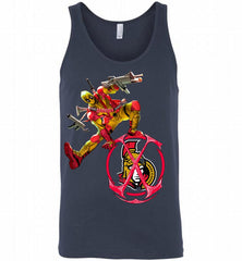 Deadpool Fan Love Ottawa Senators Awesome Tank - zezetee
