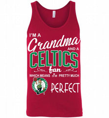 I'M A Grandma And A Boston Celtics Fans Perfect Tank - zezetee
