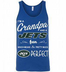 I'M A Grandpa And A New York Jets Pretty Much Perfect Tank - zezetee