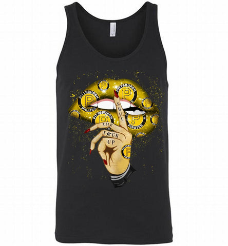 MLB Pittsburgh Pirates Lip Shut The Fuck Up Tank - zezetee
