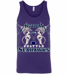 Metallica Seattle SeahawksLogo Tank - zezetee