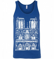notre dame cathedral in light Tank - zezetee