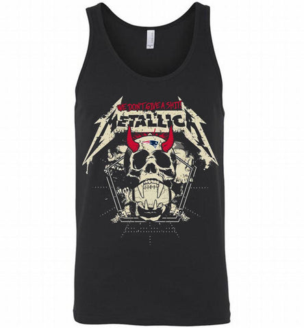 Metallica We Don't Give A Shit New England Patriots Tank - zezetee