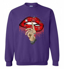 Chicago Bulls Lip Shut The Fuck Up Crewneck Sweatshirt - zezetee