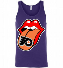 Philadelphia Flyers  x The Rolling Stones Logo Tank - zezetee
