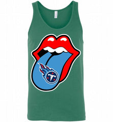 Tennessee Titans  x The Rolling Stones Logo Tank - zezetee
