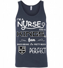 I'M A Nurse And A Los Angeles Kings Fans Gift Tank - zezetee