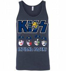 Kiss Indiana Pacers Logo Tank - zezetee