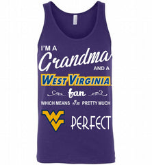 I'M A Grandma And A West Virginia Mountaineers Fan Tank - zezetee