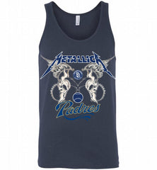 Metallica San Diego Padres Logo Tank - zezetee