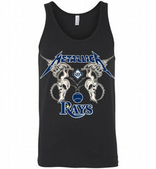 Metallica Tampa Bay Rays Logo Tank - zezetee