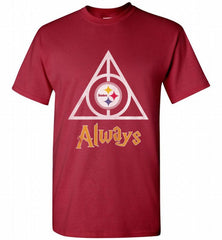 Pittsburgh Steelers deathly Hallows always trending gift Shirt - zezetee