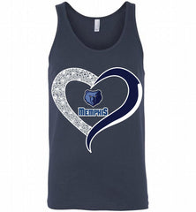 Memphis Grizzlies In Diamond Heart Tank - zezetee